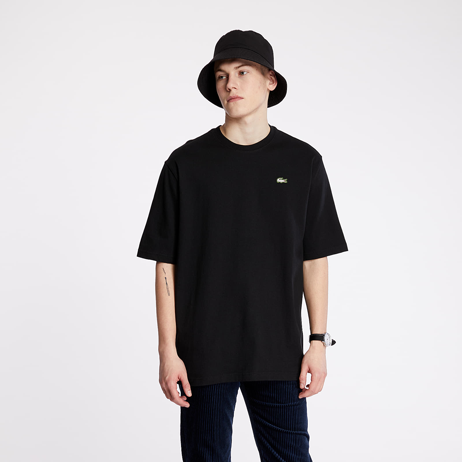 T-shirts LACOSTE LIVE Tee Black