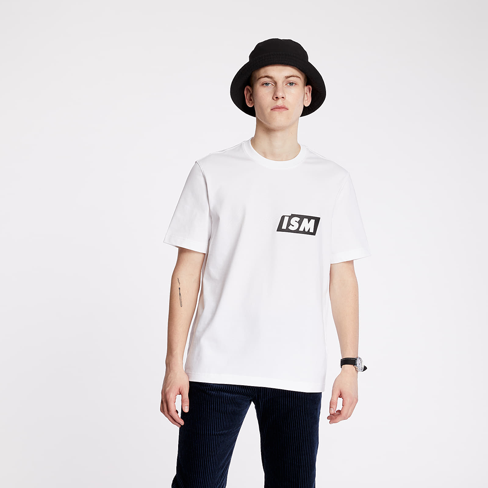 T-shirts LACOSTE LIVE Lacostism Print Tee White