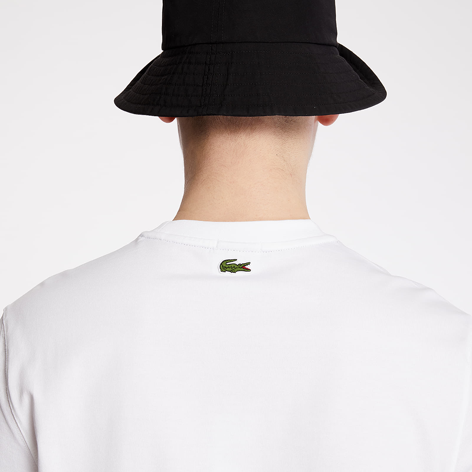 T-shirts LACOSTE LIVE Lacostism Print Tee White