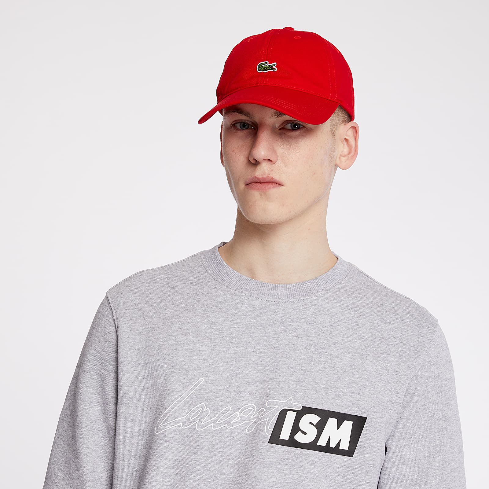 Sweatjacken und Sweatshirts LACOSTE LIVE Crewneck Grey