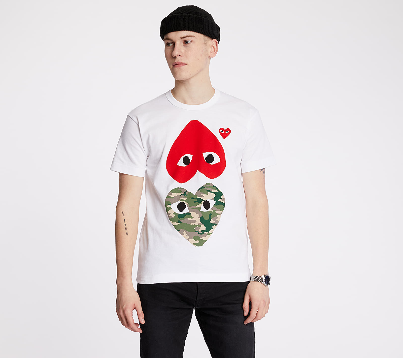 Camiseta Comme des Garçons PLAY Tee White S