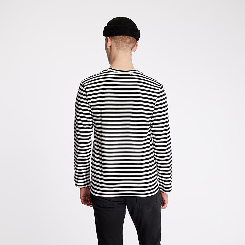 Comme des Garçons PLAY Long Sleeve Tee UNISEX Black/ White | Footshop