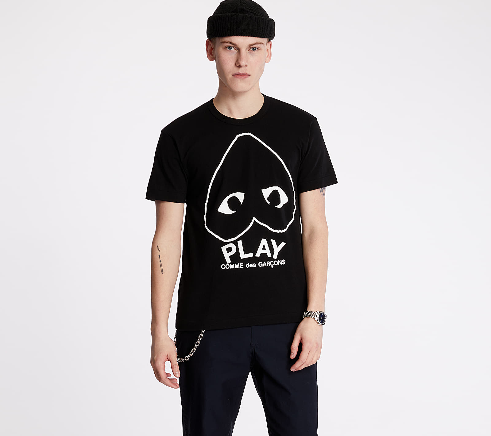 Tricou Comme des Garçons PLAY Tee Black