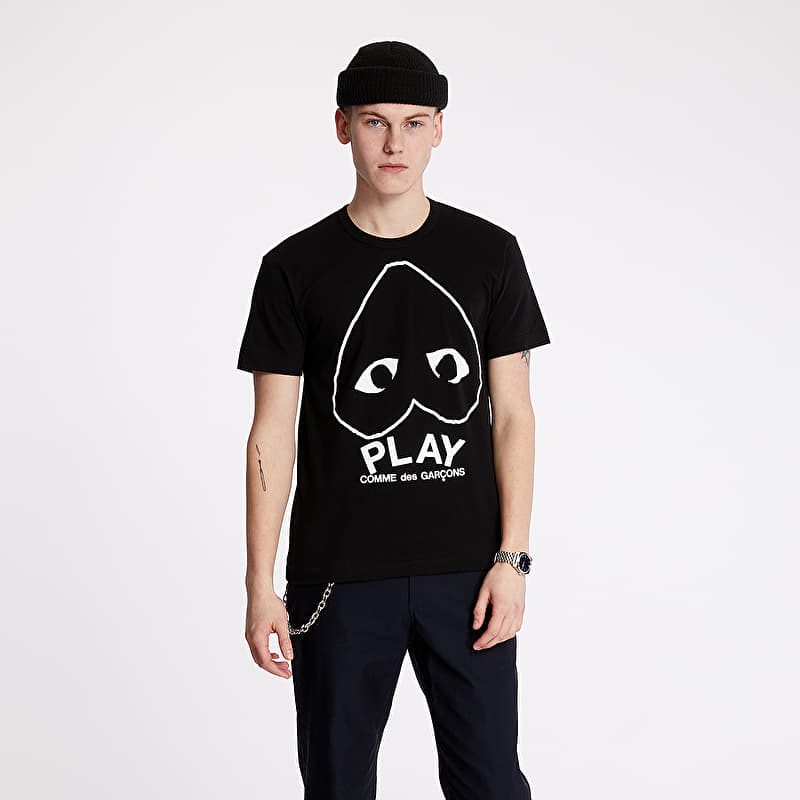 Comme des Garçons PLAY Tee Black