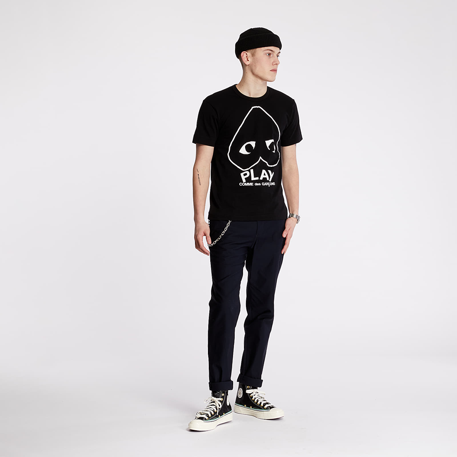 T-shirts Comme des Garçons PLAY Tee Black