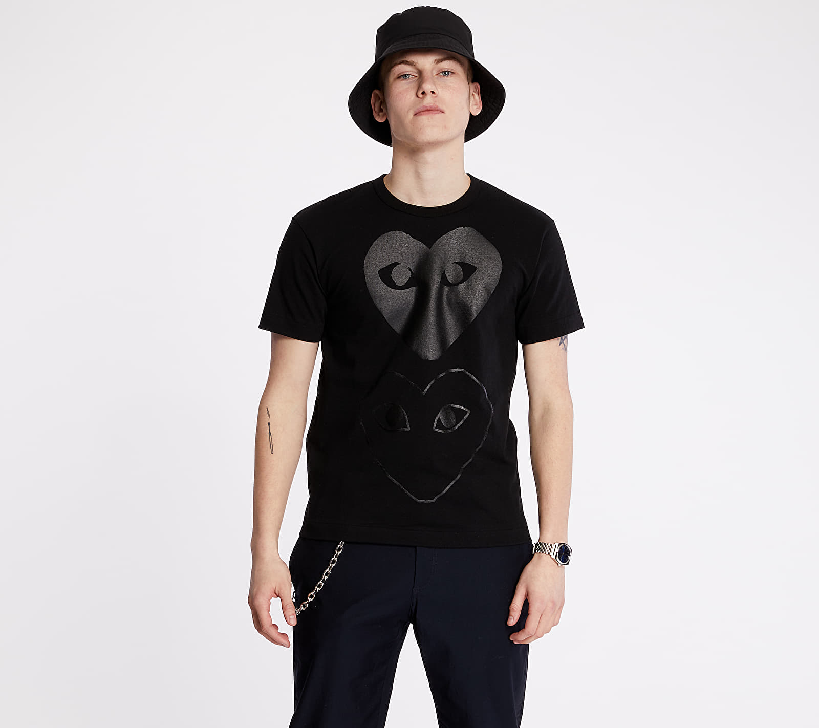 Tricou Comme des Garçons PLAY Tee UNISEX Black M