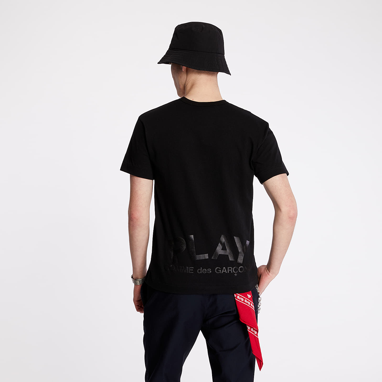 Camisetas Comme des Garçons PLAY Tee UNISEX Black