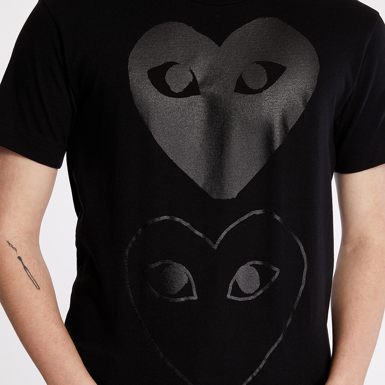 Camisetas Comme des Garçons PLAY Tee UNISEX Black