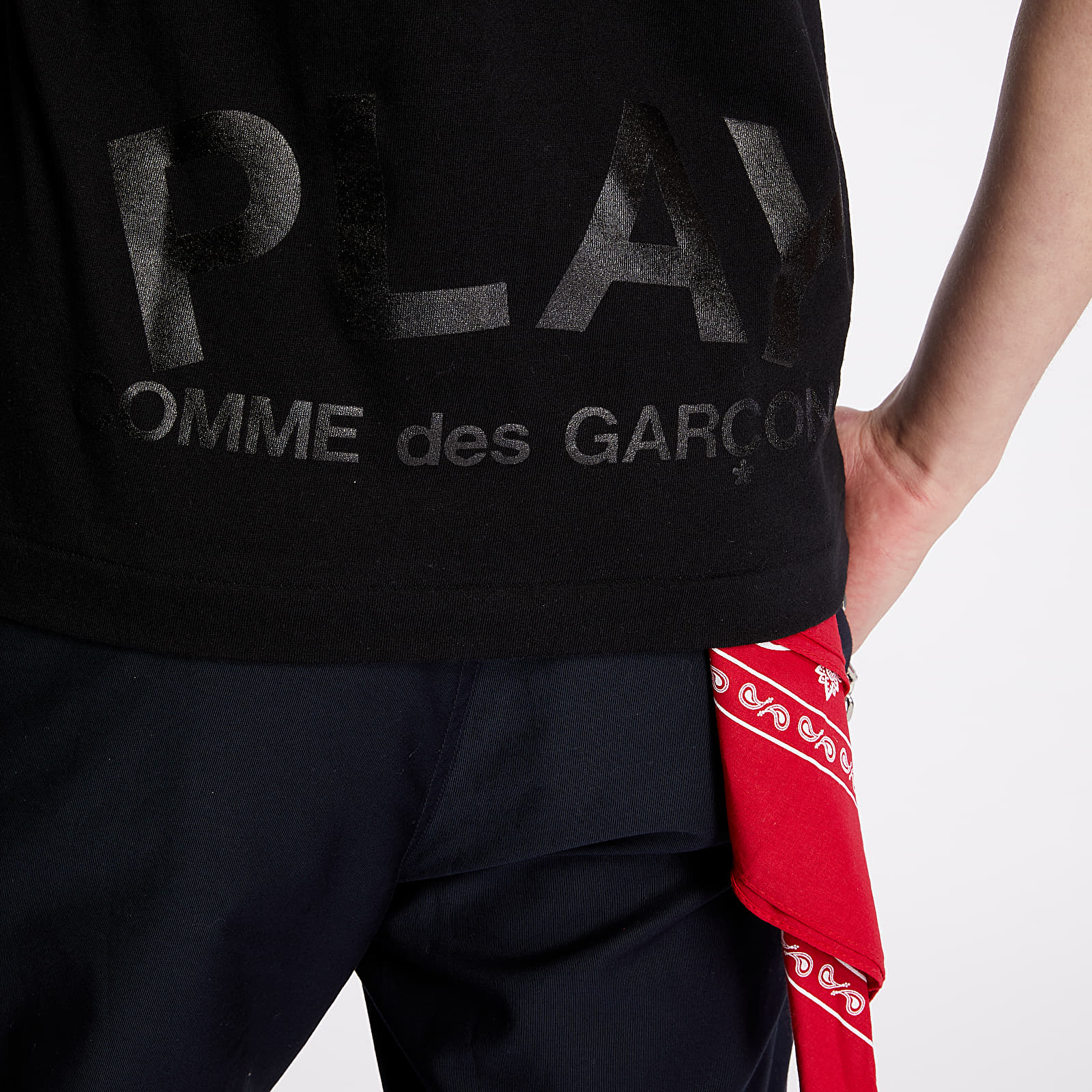 Camisetas Comme des Garçons PLAY Tee UNISEX Black