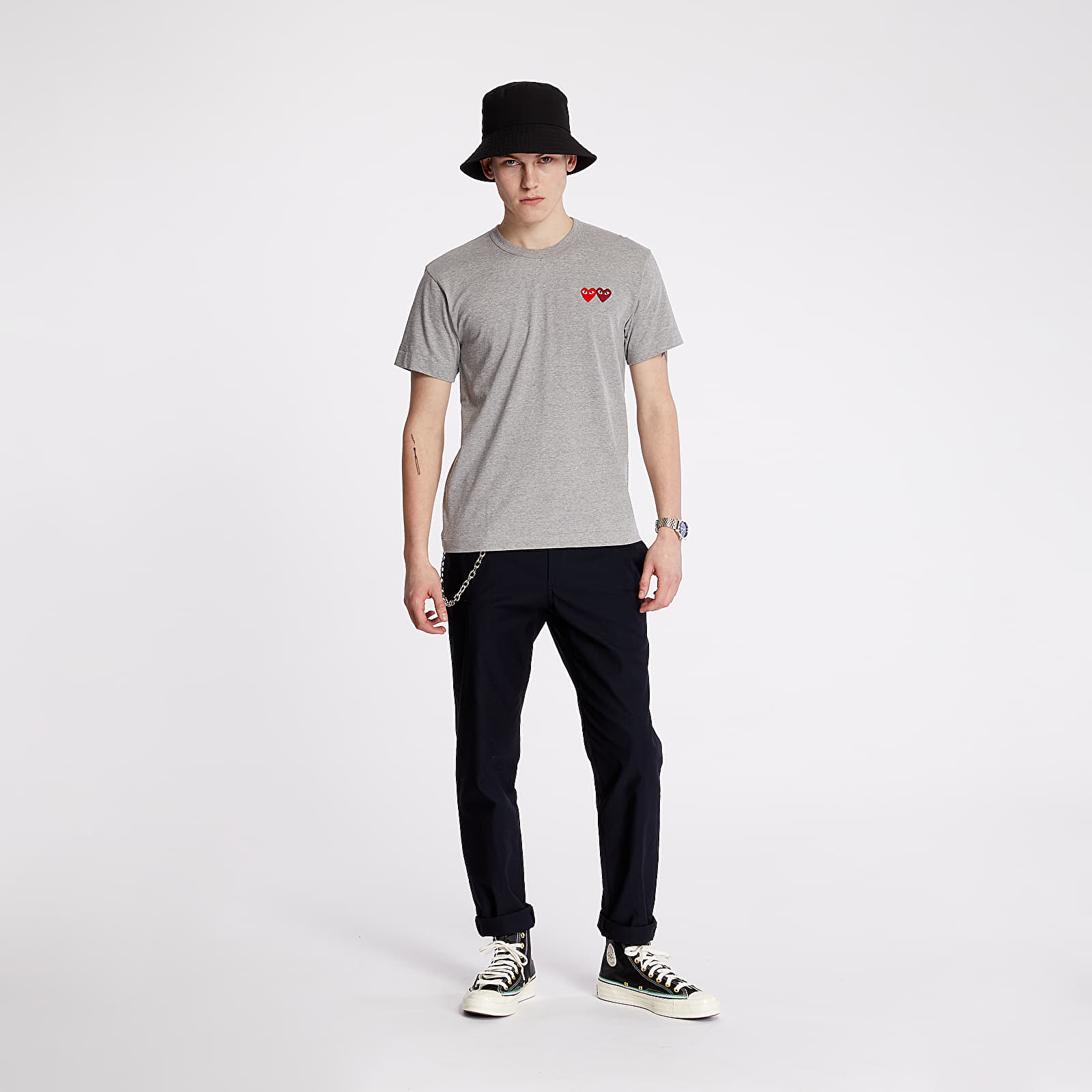 T-shirts Comme des Garçons PLAY Tee Grey