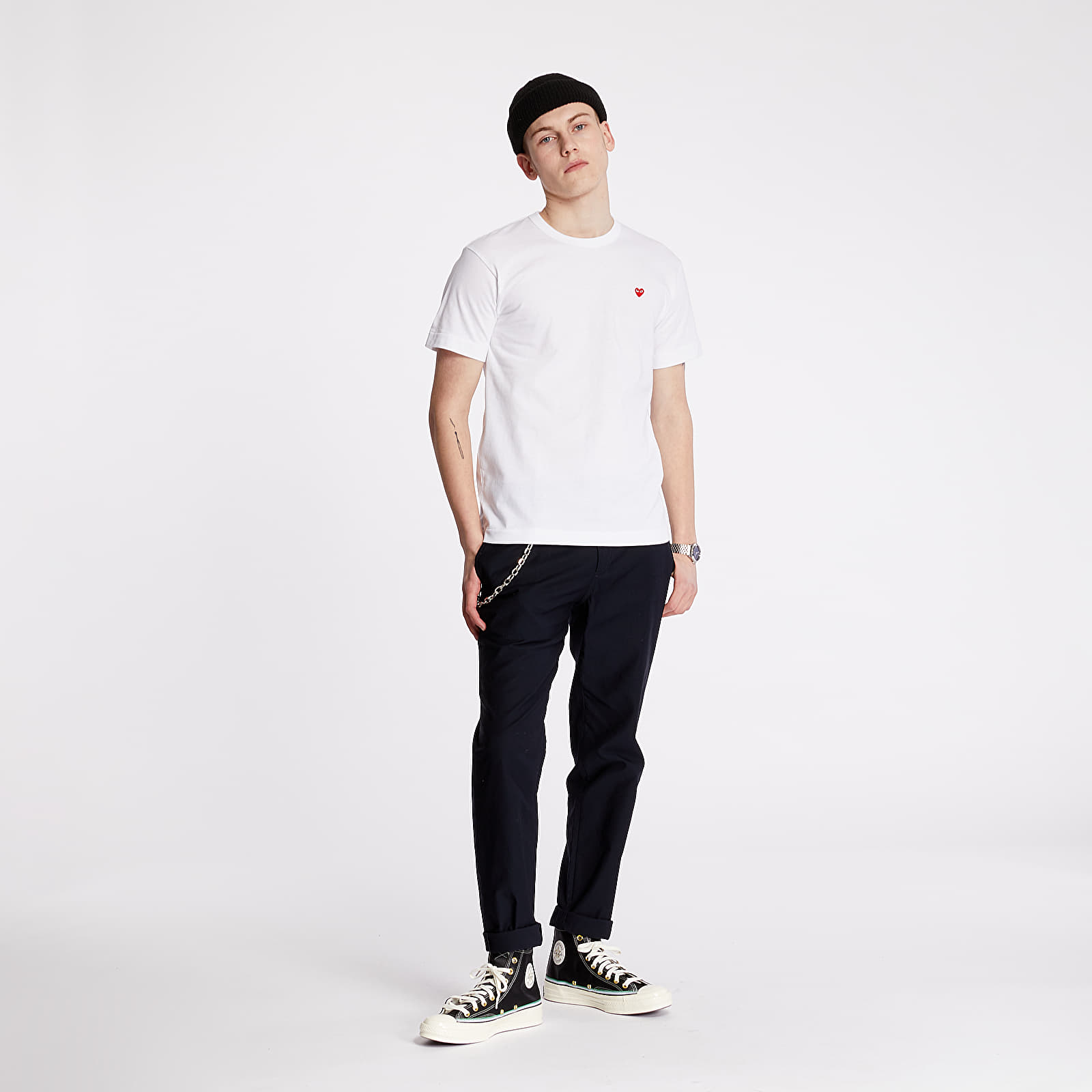 T-Shirts Comme des Garçons PLAY Tee White