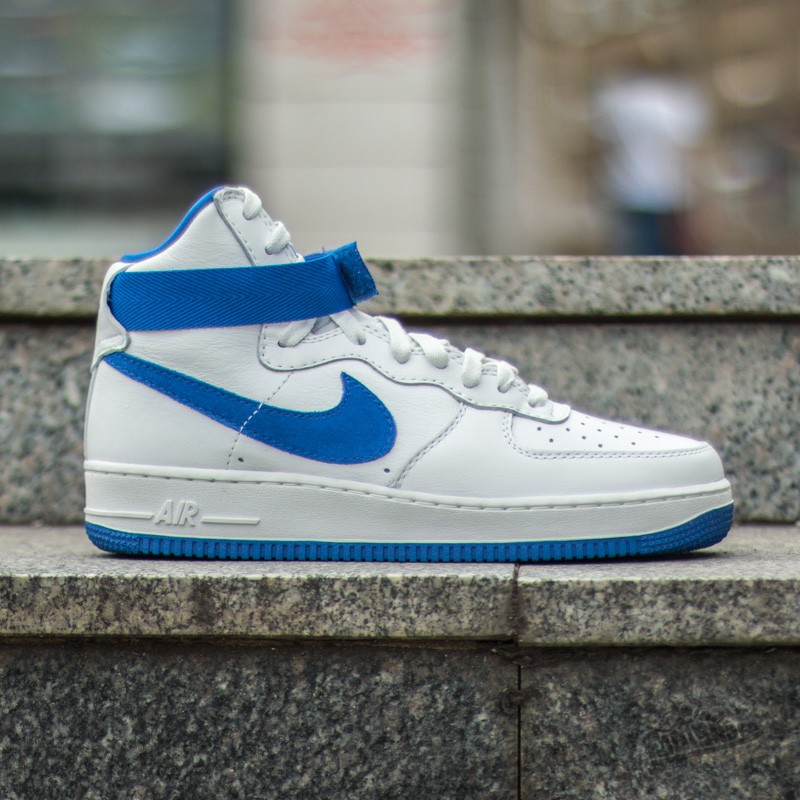 Férfi cipők Nike Air Force 1 HI Retro QS Summit White/Game Royal