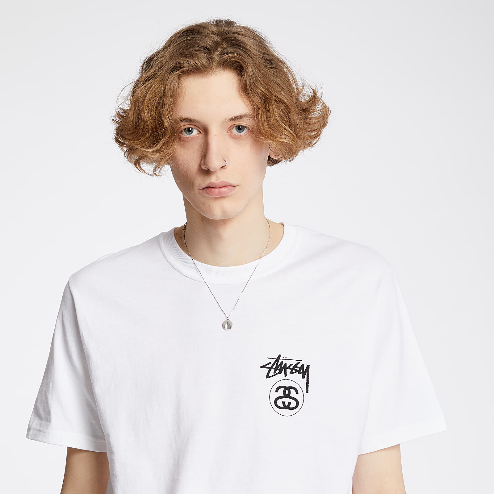 Majice T-shirt Stüssy Stock Link Tee White