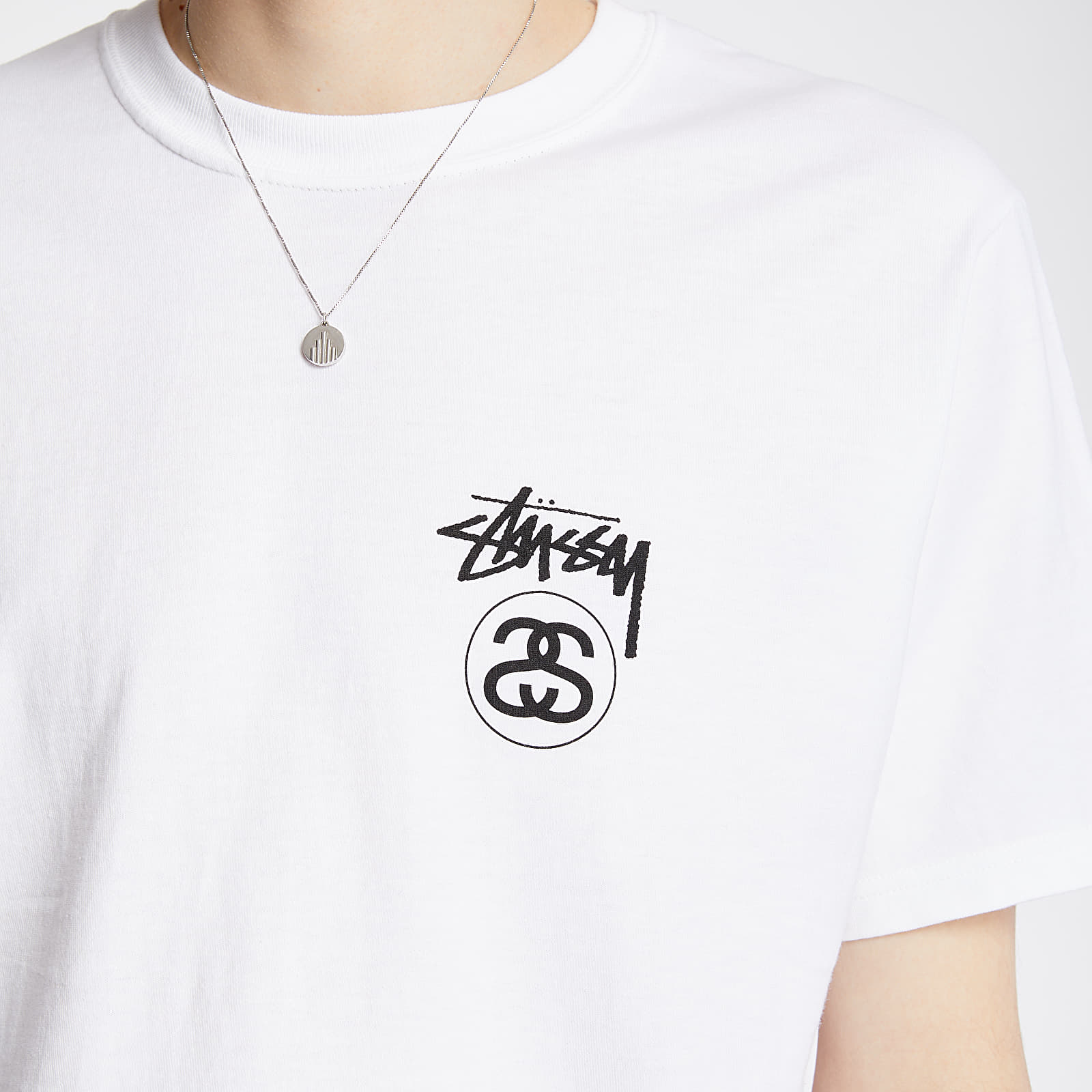 Majice T-shirt Stüssy Stock Link Tee White