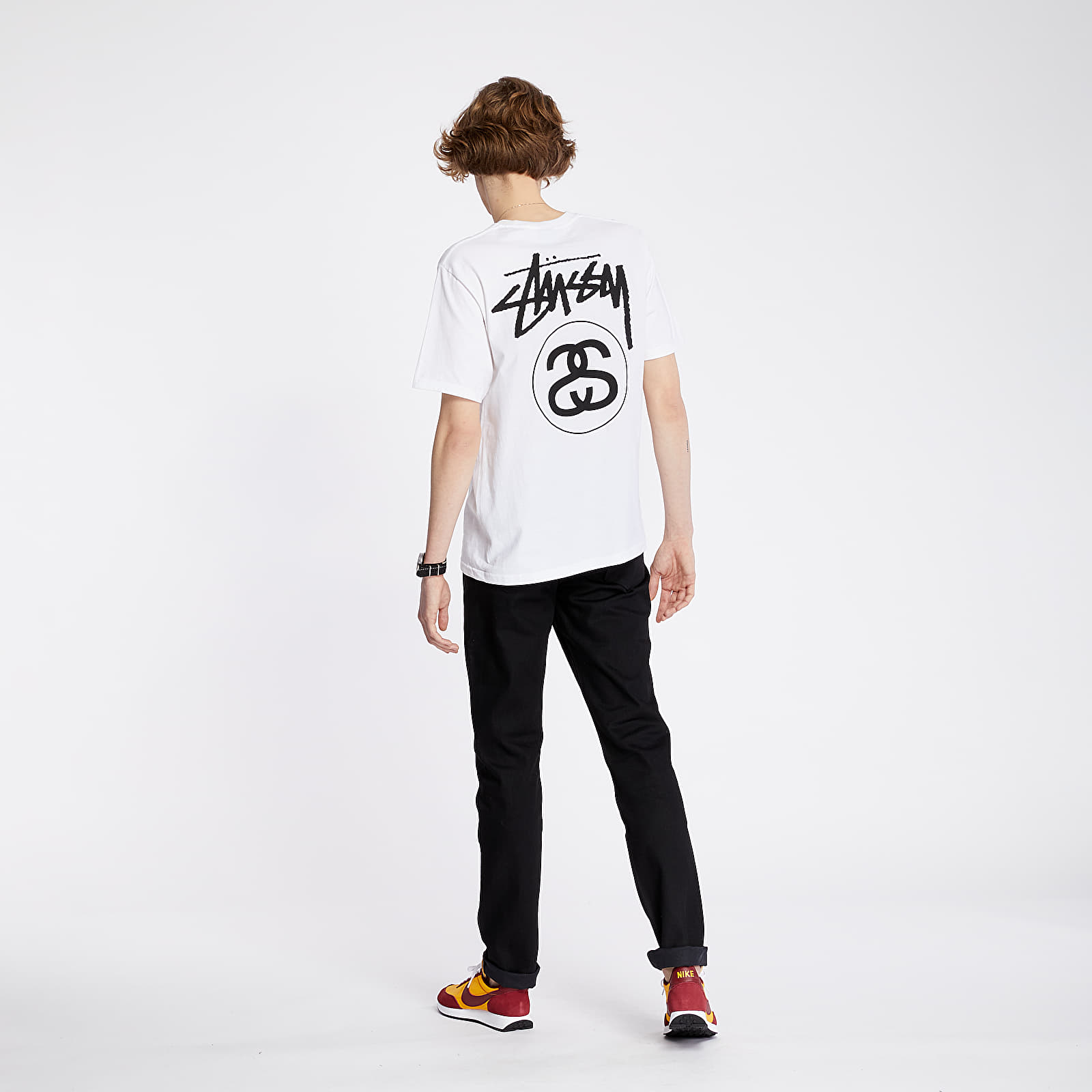 Majice T-shirt Stüssy Stock Link Tee White