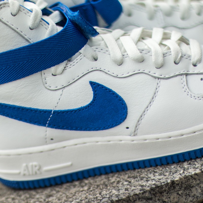 Men s shoes Nike Air Force 1 HI Retro QS Summit White Game Royal