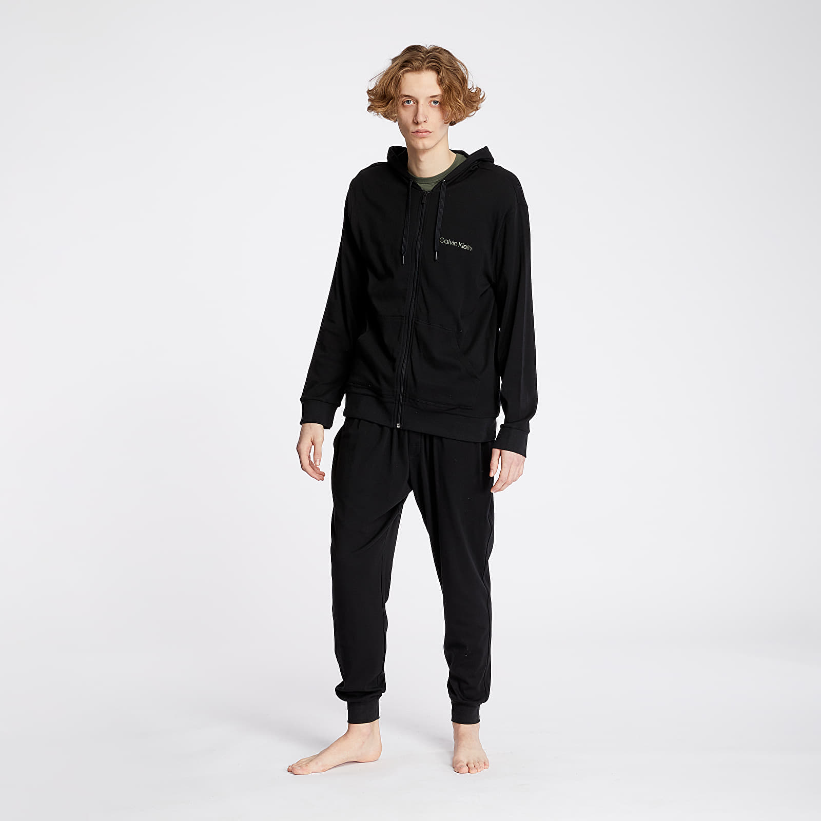 Sweatjacken und Sweatshirts Calvin Klein Full Zip Hoodie Black
