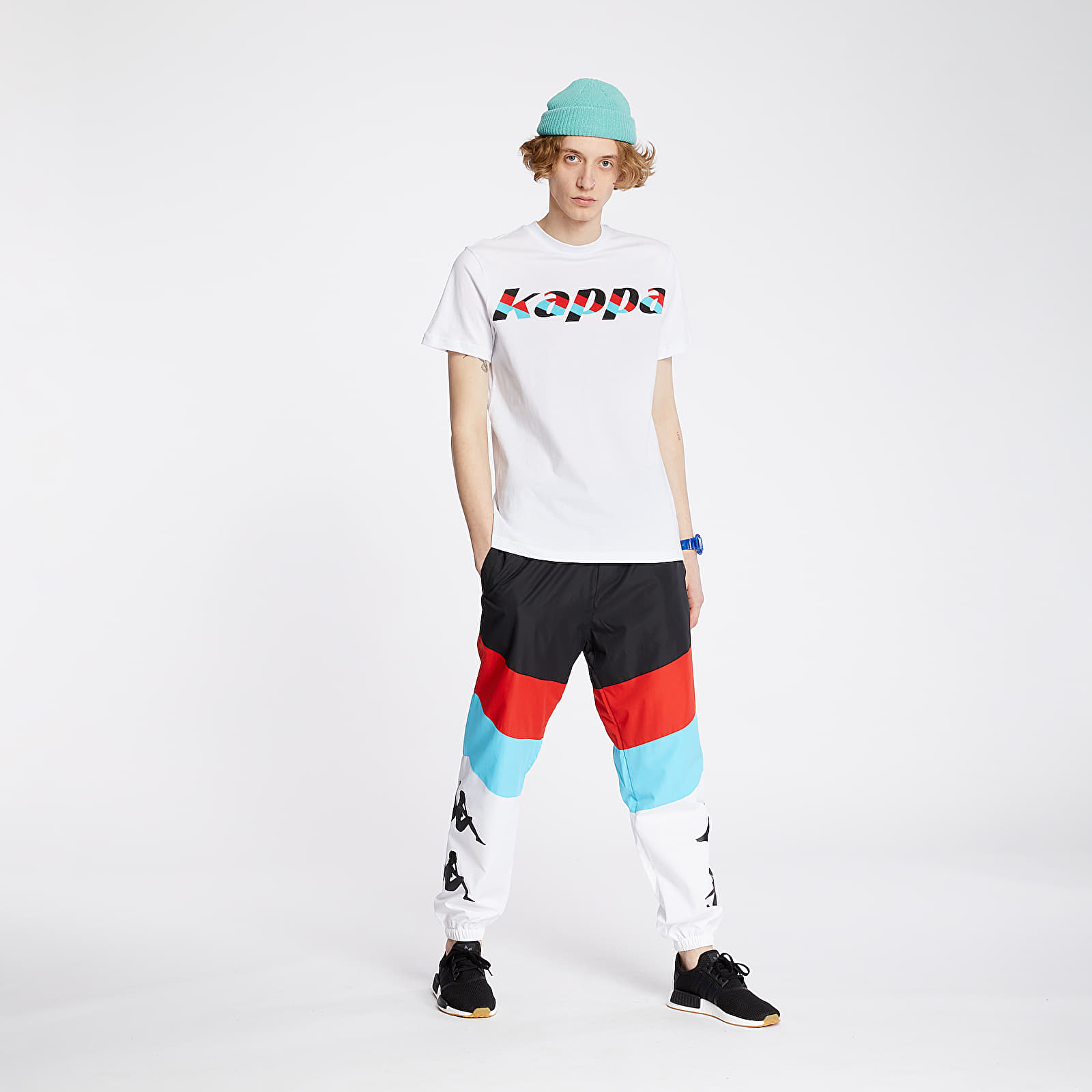 Magliette Kappa Authentic Race Cantid Tee White