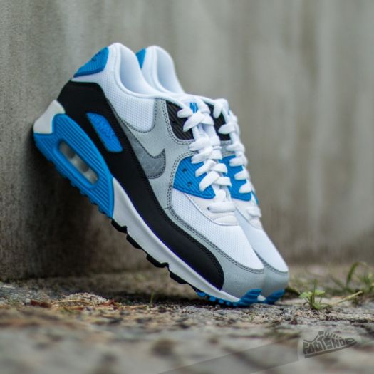 Air max 90 blue white discount