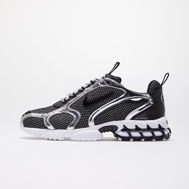 Nike x Stüssy Air Zoom Spiridon Cage 2 Pure Platinum/ Black-White
