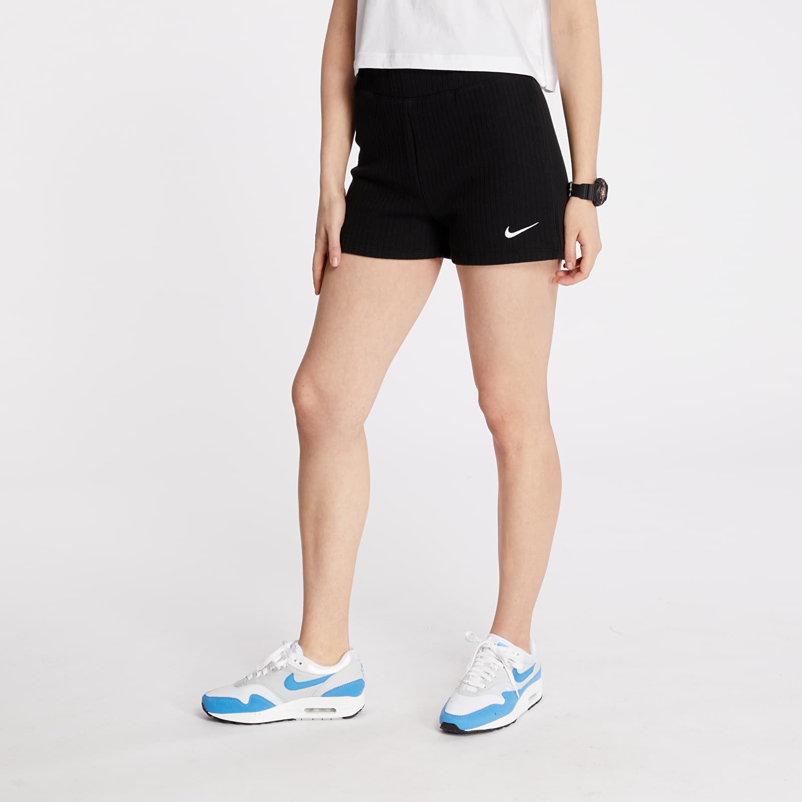 Korte broeken Nike Sportswear Shorts Black/ White