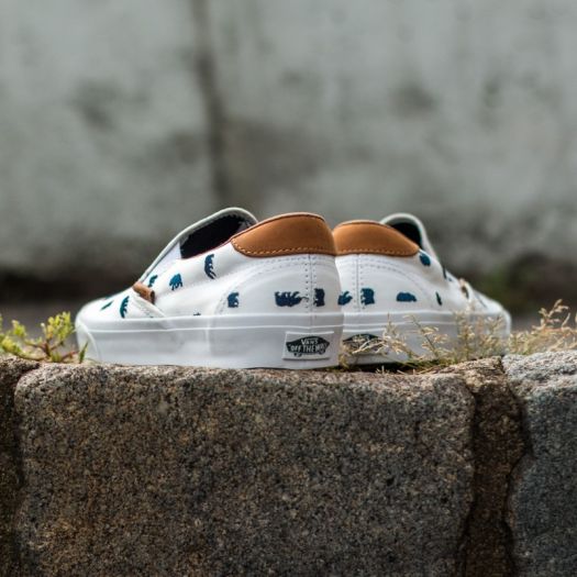 Men s shoes Vans Slip On 59 California Monogram White Dress Blue Footshop