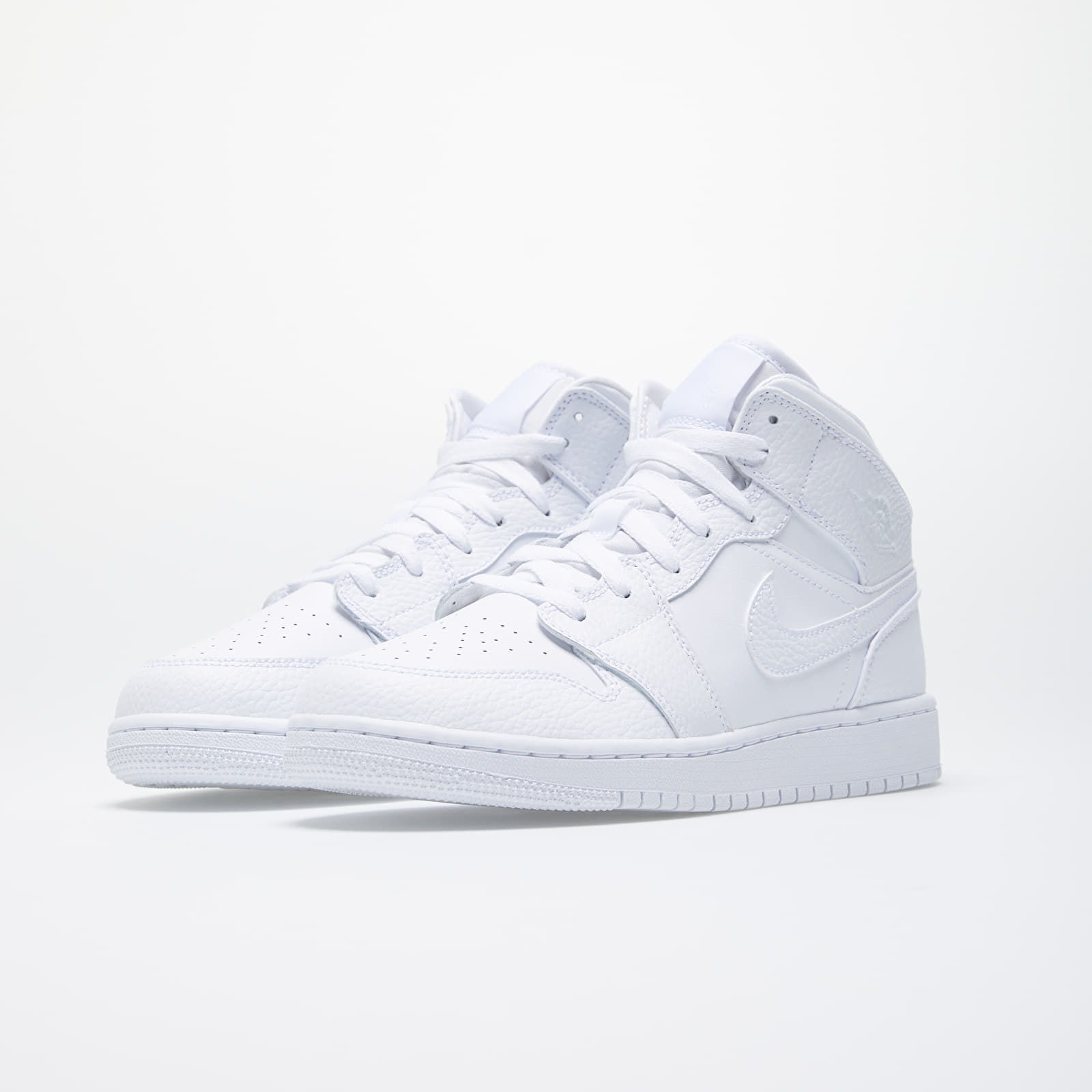 Dětské tenisky a boty Jordan Air 1 Mid (GS) White/ White-White