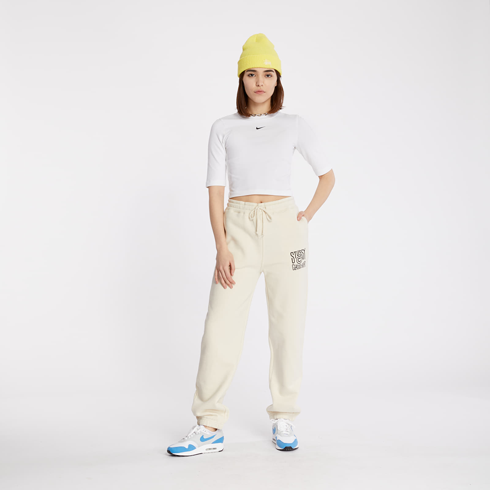 Jogger Pants Stüssy Classic Gear Sweatpants Cement