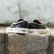 Women s shoes Vans Slip On Croc Leather Black Footshop