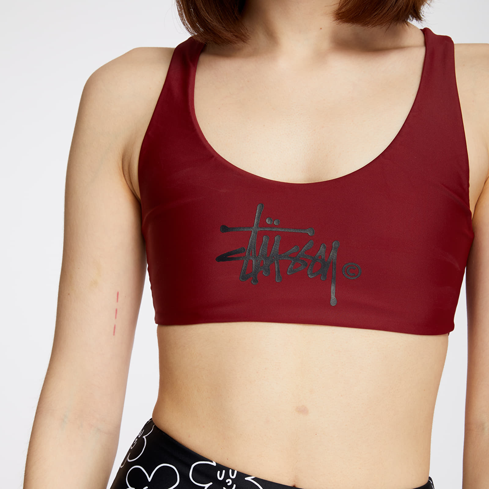 Plavky Stüssy Sunset Swim Top Wine