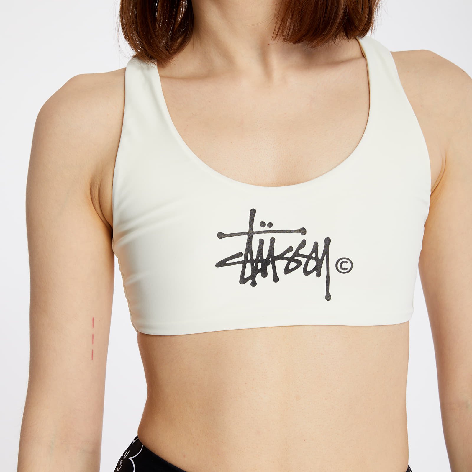 Costum de baie Stüssy Sunset Swim Top White
