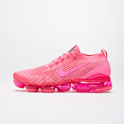 White and pink vapormax flyknit 3 sneakers outlet