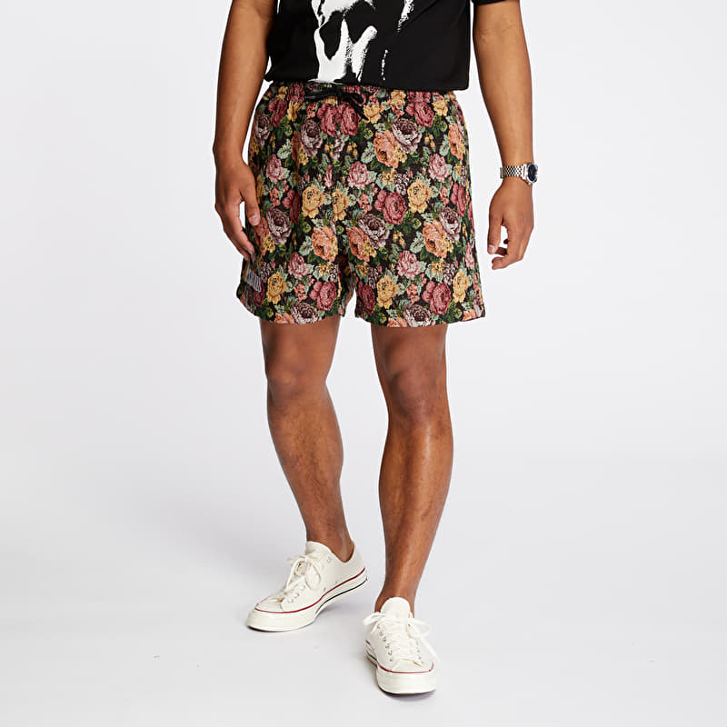 pleasures floral woven shorts／black Mサイズ PLEASURES Floral Woven Shorts Black | Footshop
