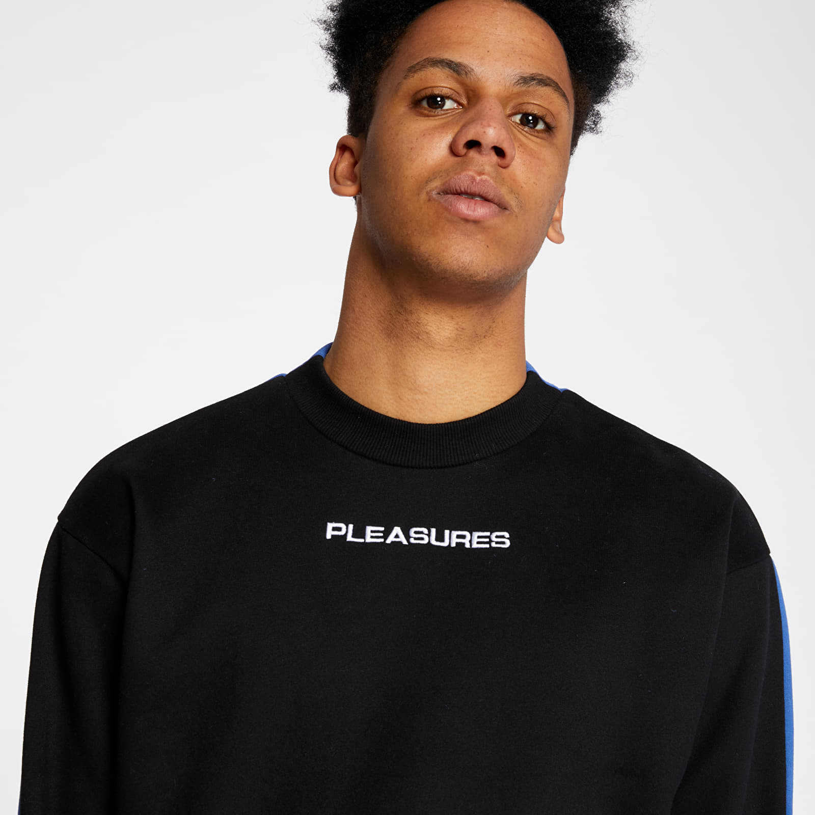 Pleasures experience sales blocked crewneck