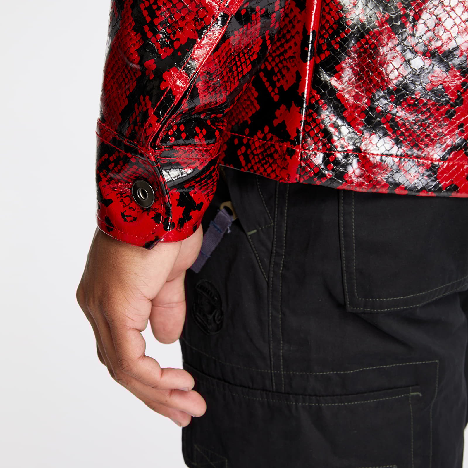 Red snakeskin jacket store