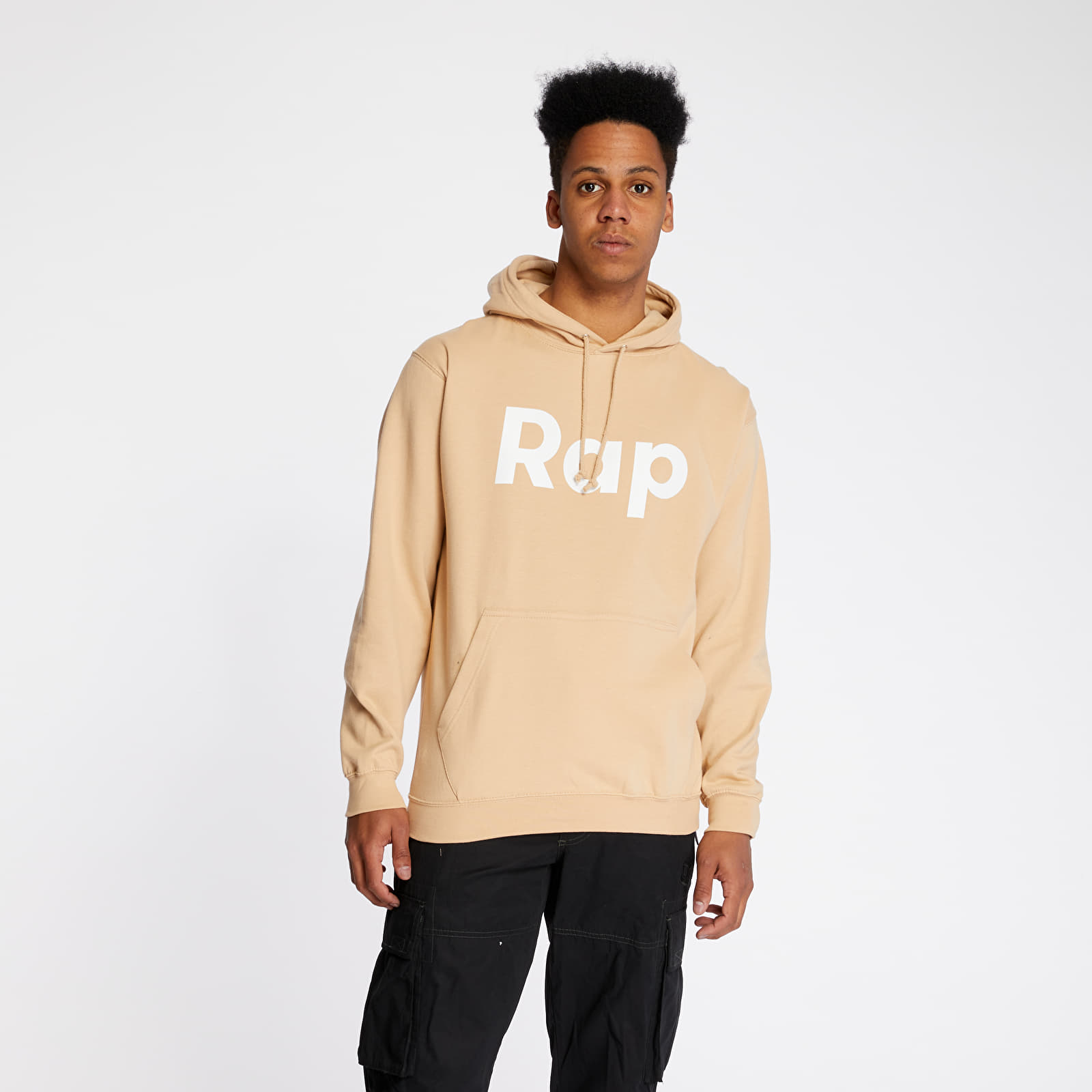 Mikiny RAP Hoodie Nude