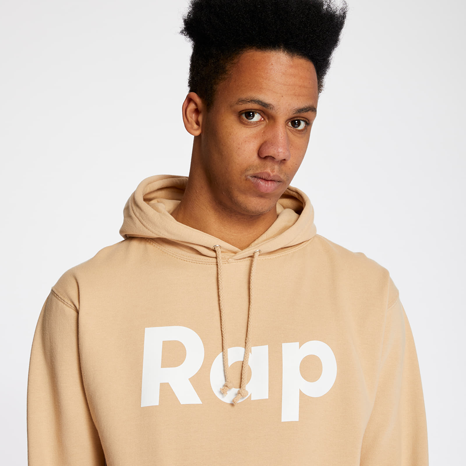 Mikiny RAP Hoodie Nude