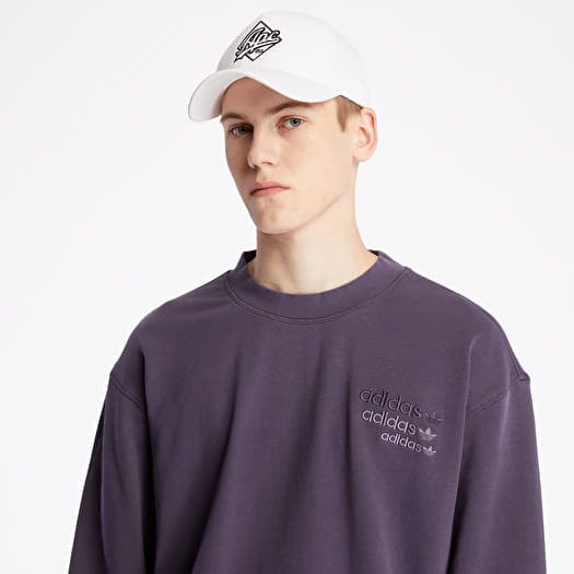 Hoodies and sweatshirts adidas Overdyed Crewneck Trace Purple Footshop
