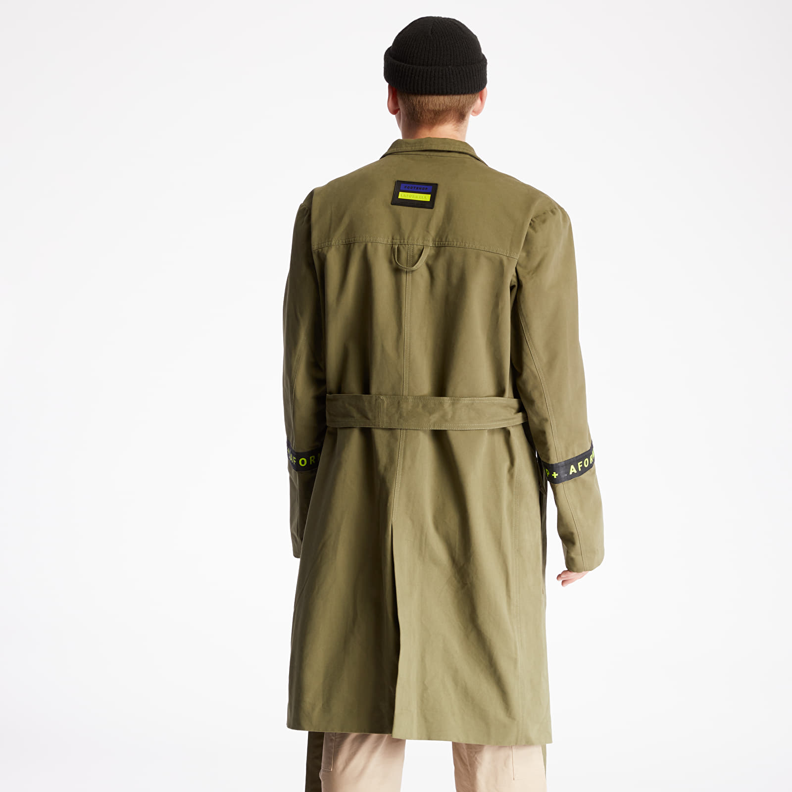 Kabáty FTSHP + LAFORMELA "No Season" Twill Long Coat Green