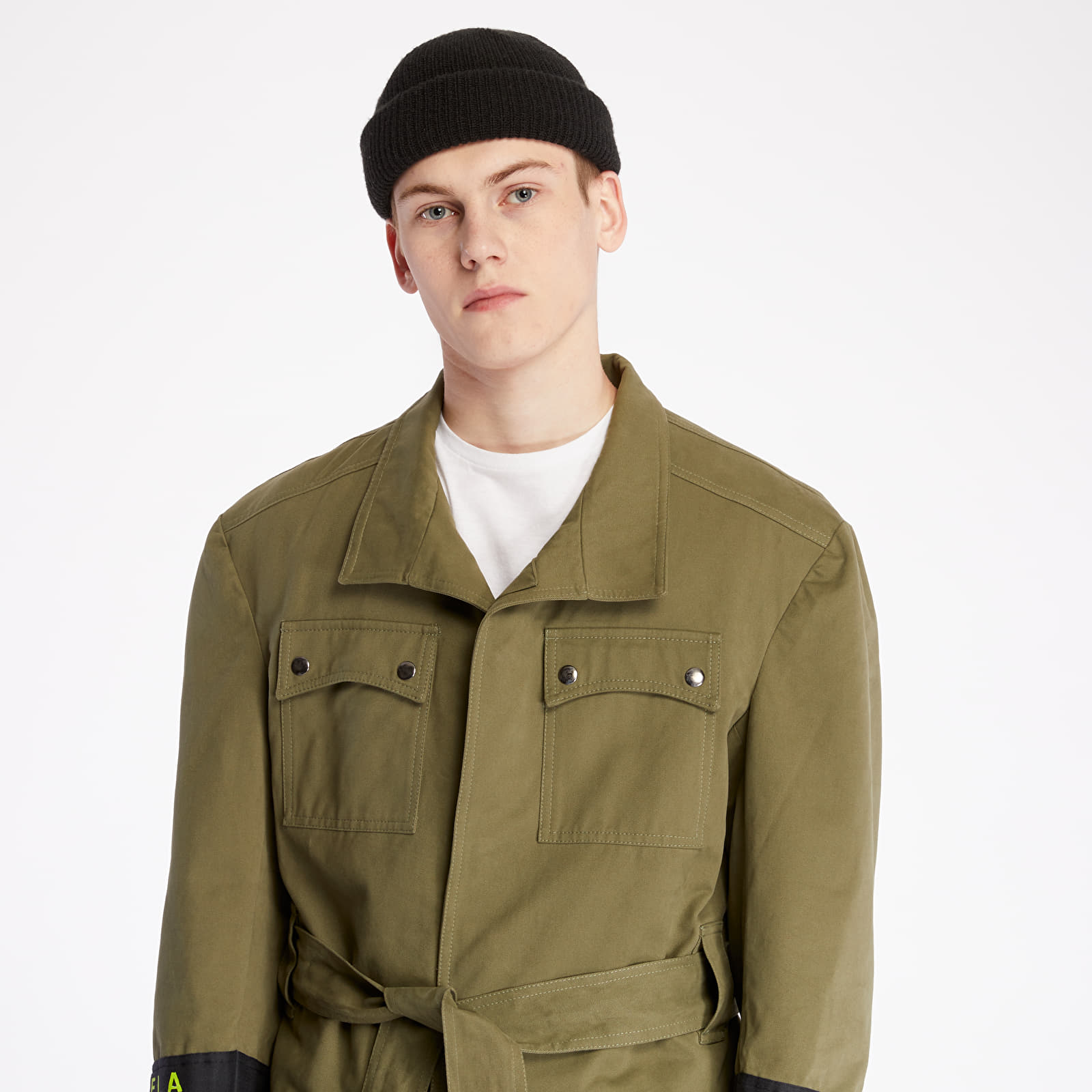 Kabáty FTSHP + LAFORMELA "No Season" Twill Long Coat Green