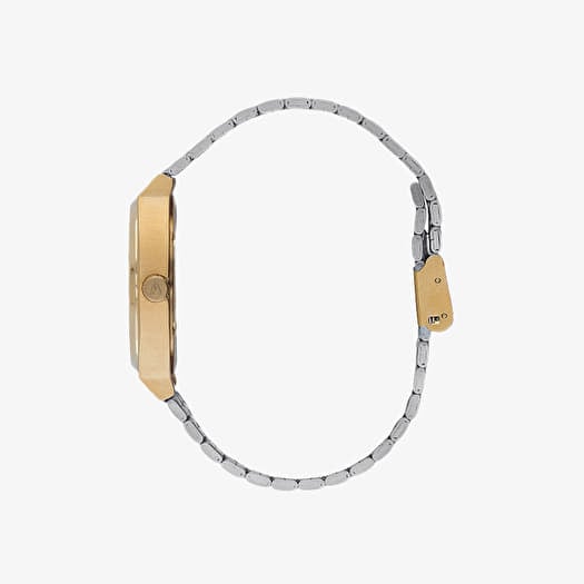 Nixon time teller silver gold clearance