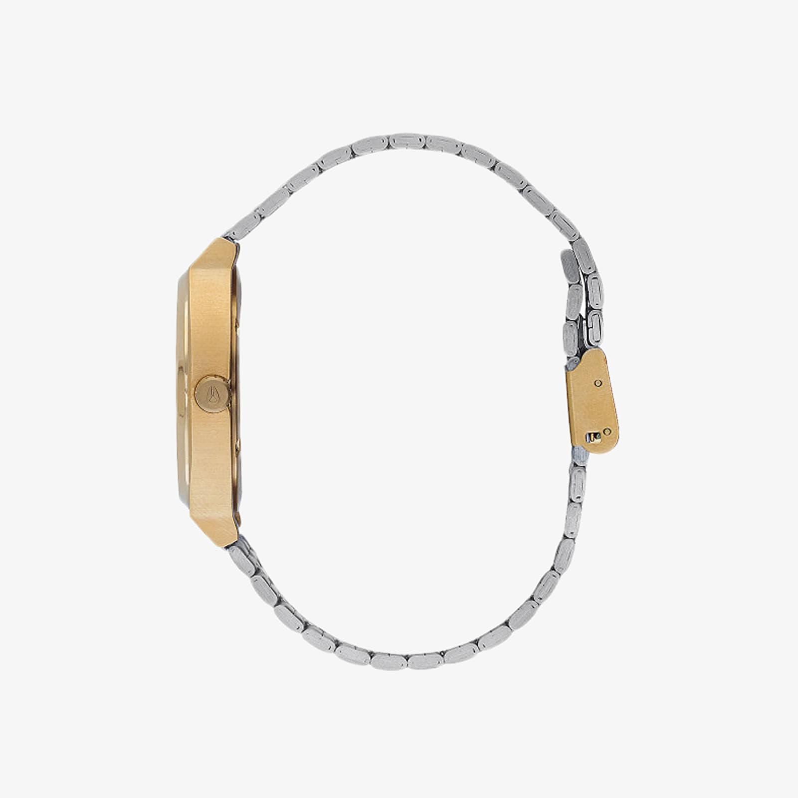 Nixon time teller silver gold clearance