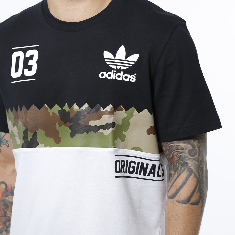 T-skjorter og skjorter adidas Serra Ted Tee White/ Hemp