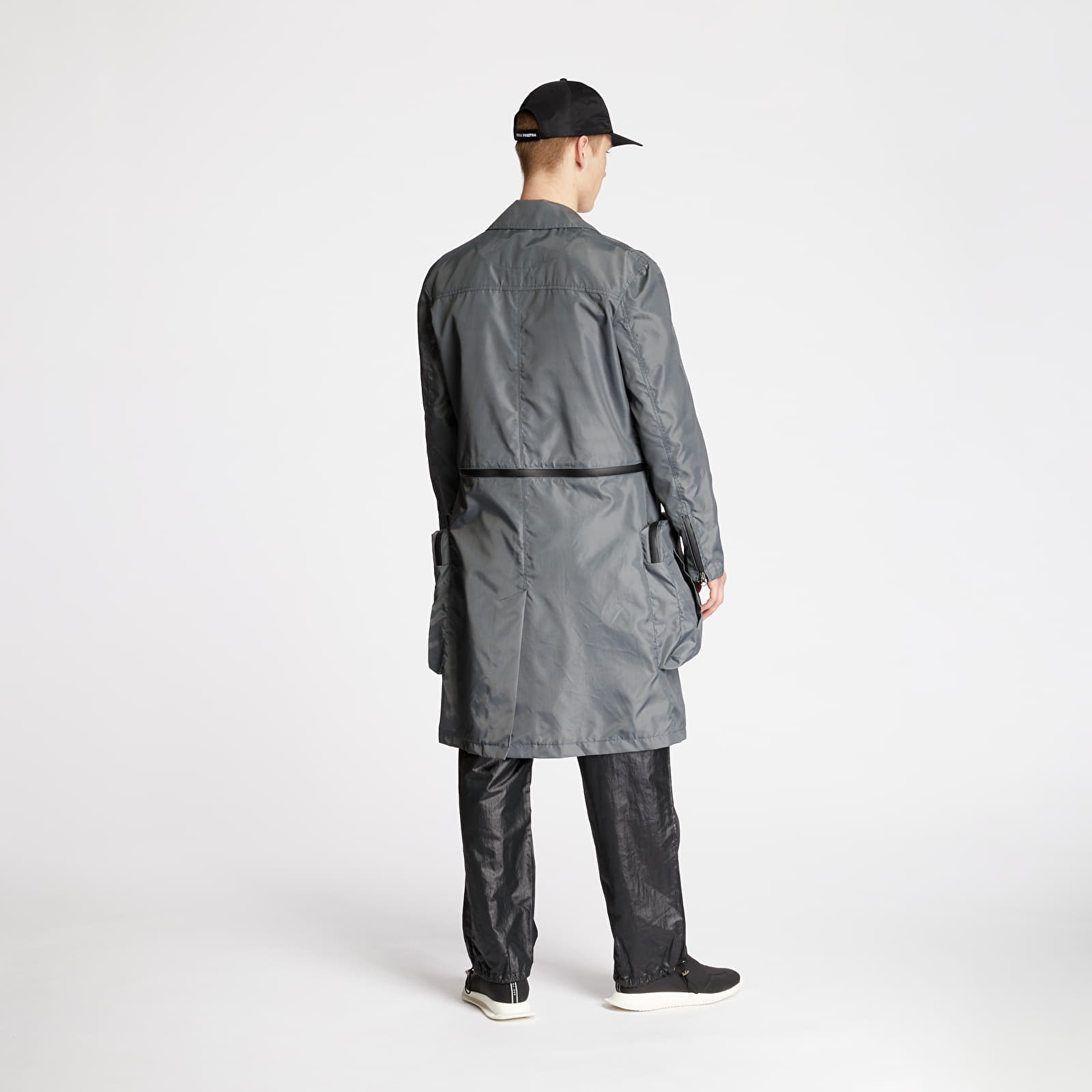 Coats FTSHP + LAFORMELA "No Season" Zip Pockets Long Coat Grey