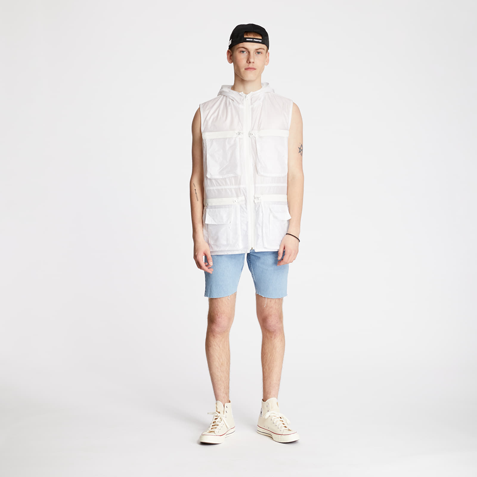 Kraťasy FTSHP + LAFORMELA "No Season" Denim Shorts Blue