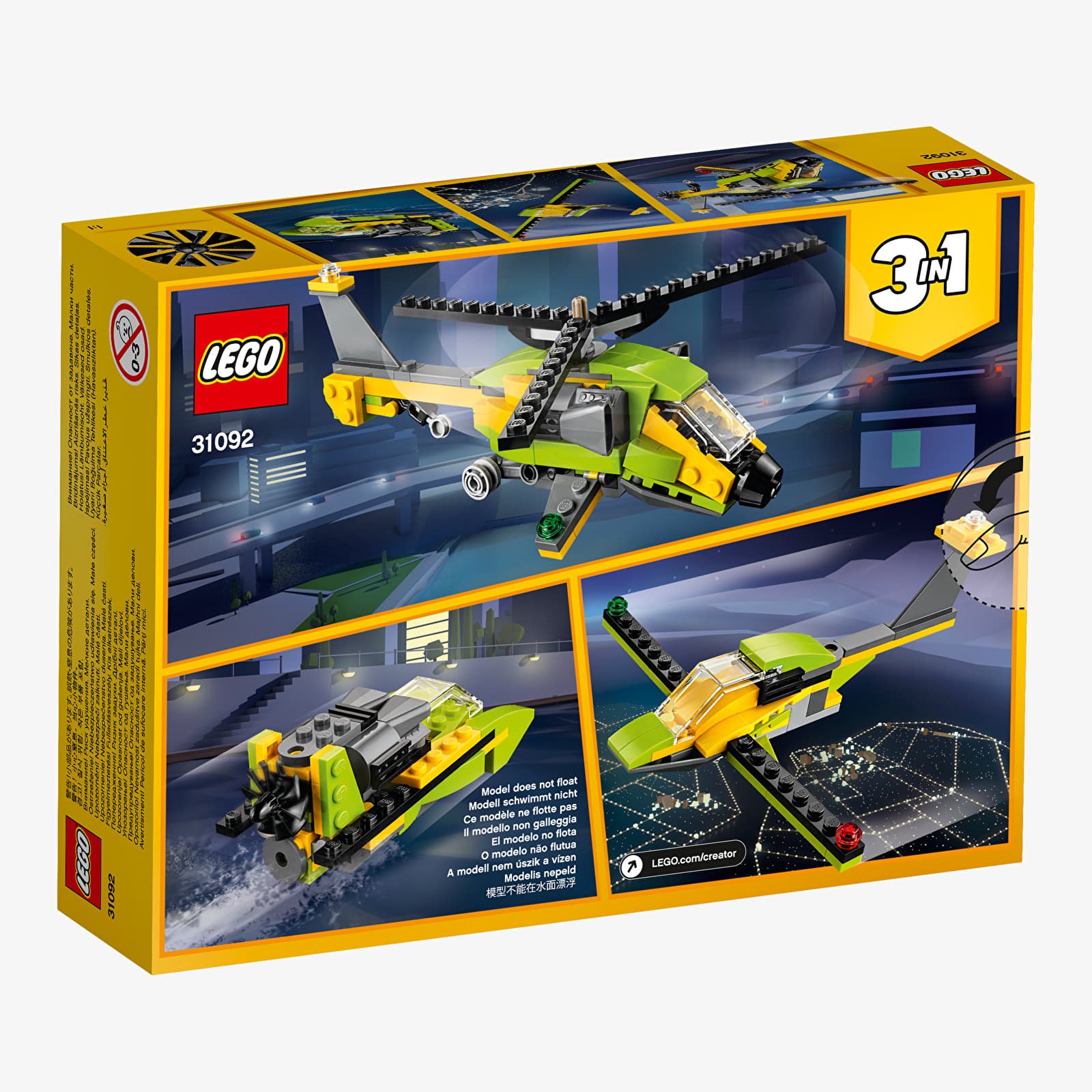 Lego helicopter adventure best sale