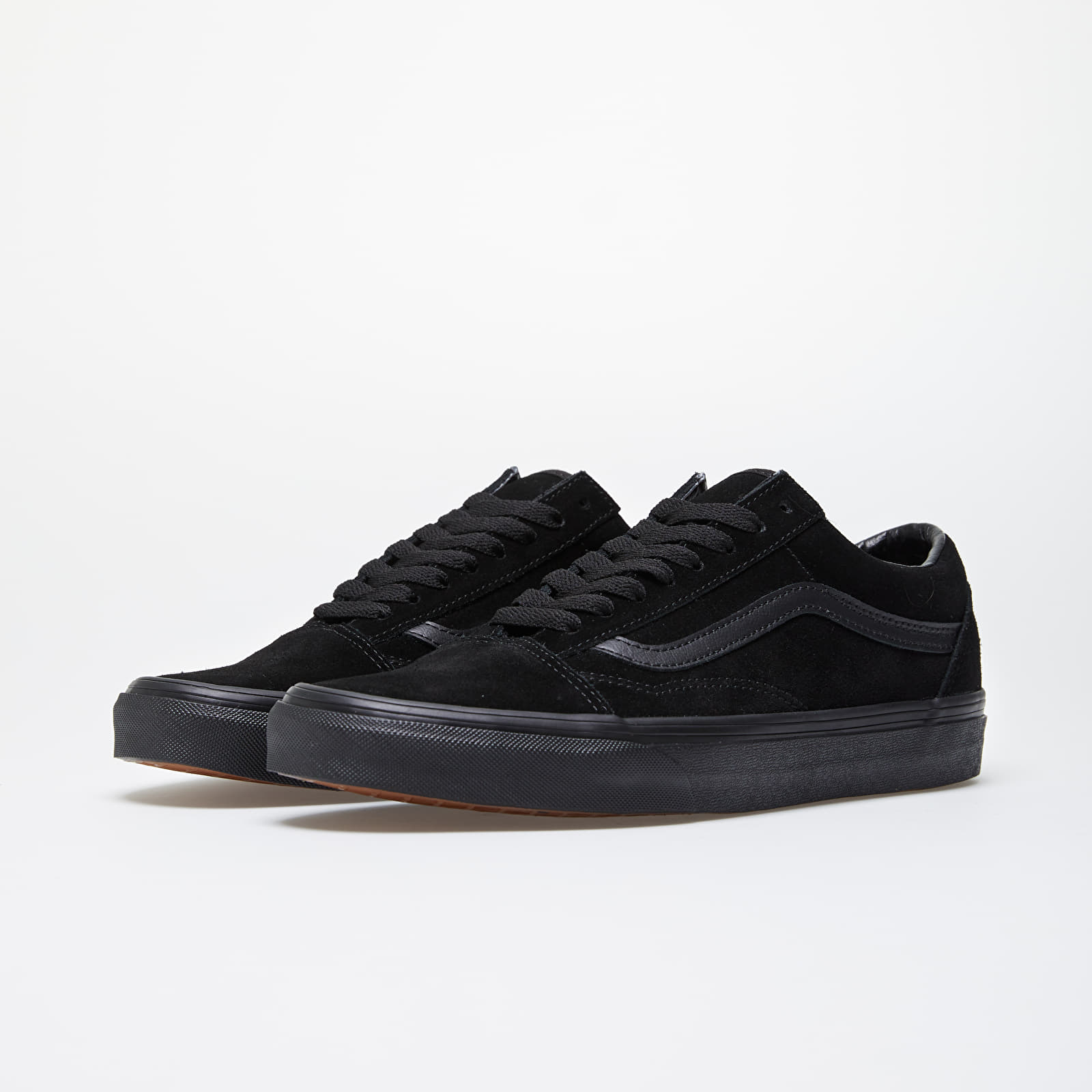Vans old skool black suede cheap