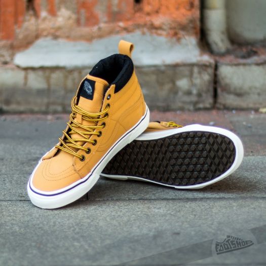 Herren Sneaker und Schuhe Vans Sk8 Hi MTE Honey Leather Footshop