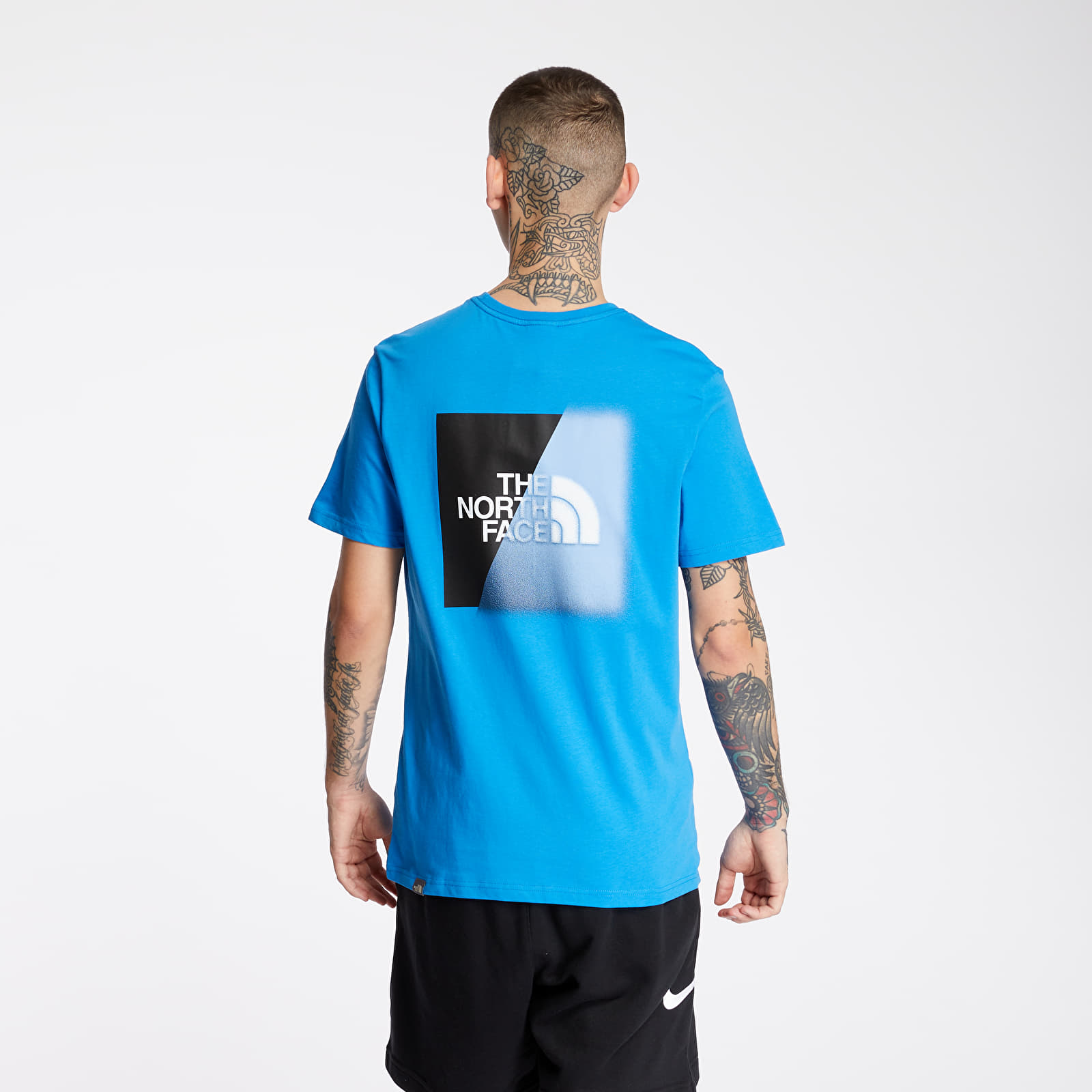 Koszulki The North Face Tee Clear Lake Blue/ Black