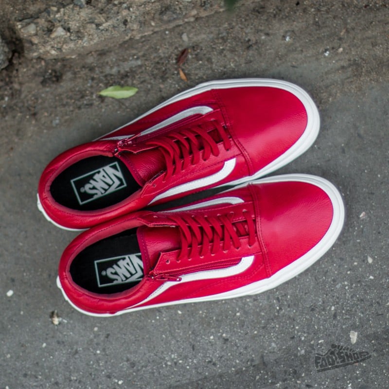 Vans old skool zip premium best sale leather